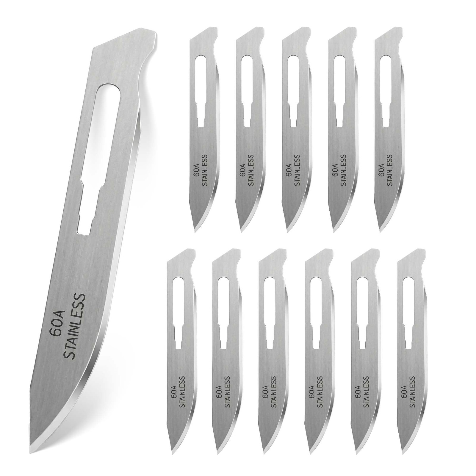 Havalon Piranta 60A Stainless Steel Replacement Blades – 12 Pack, Razor-Sharp...
