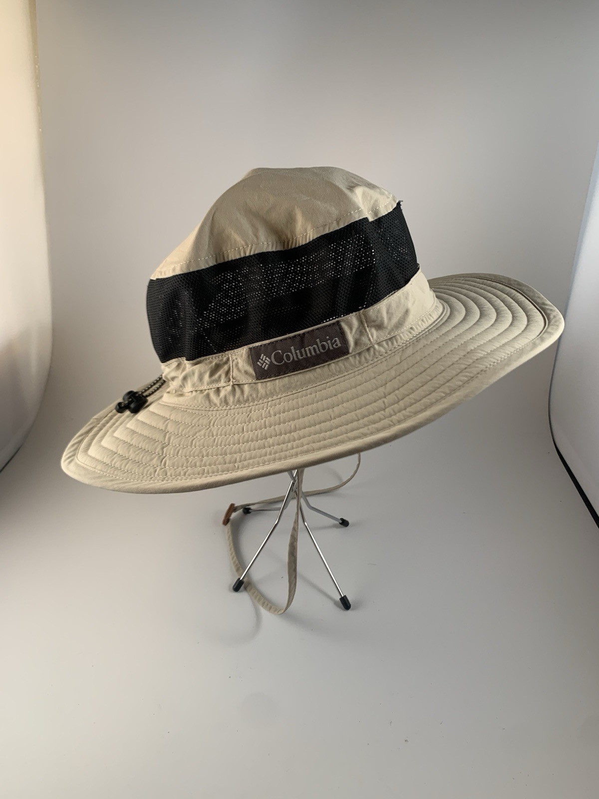 Columbia Bora Bora Omni Shade Mesh Nylon Boonie Sun Hat Adult OS UPF 50+ Tan