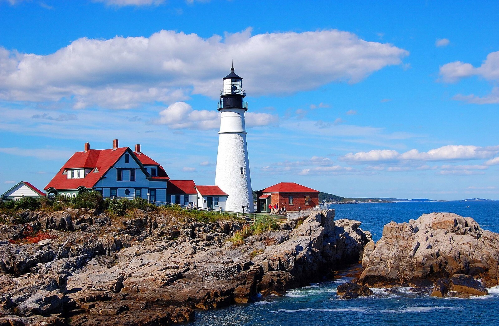 N scale Portland Head Lighthouse with blinking lighting LED