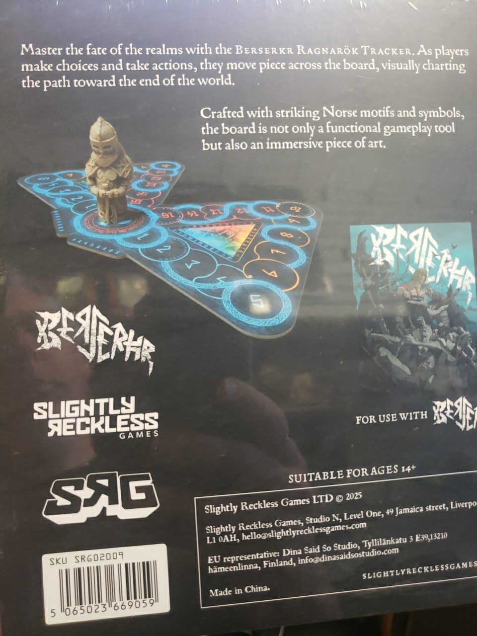 Berserkr: Ragnarok Foldable Game Board & Game Pieces