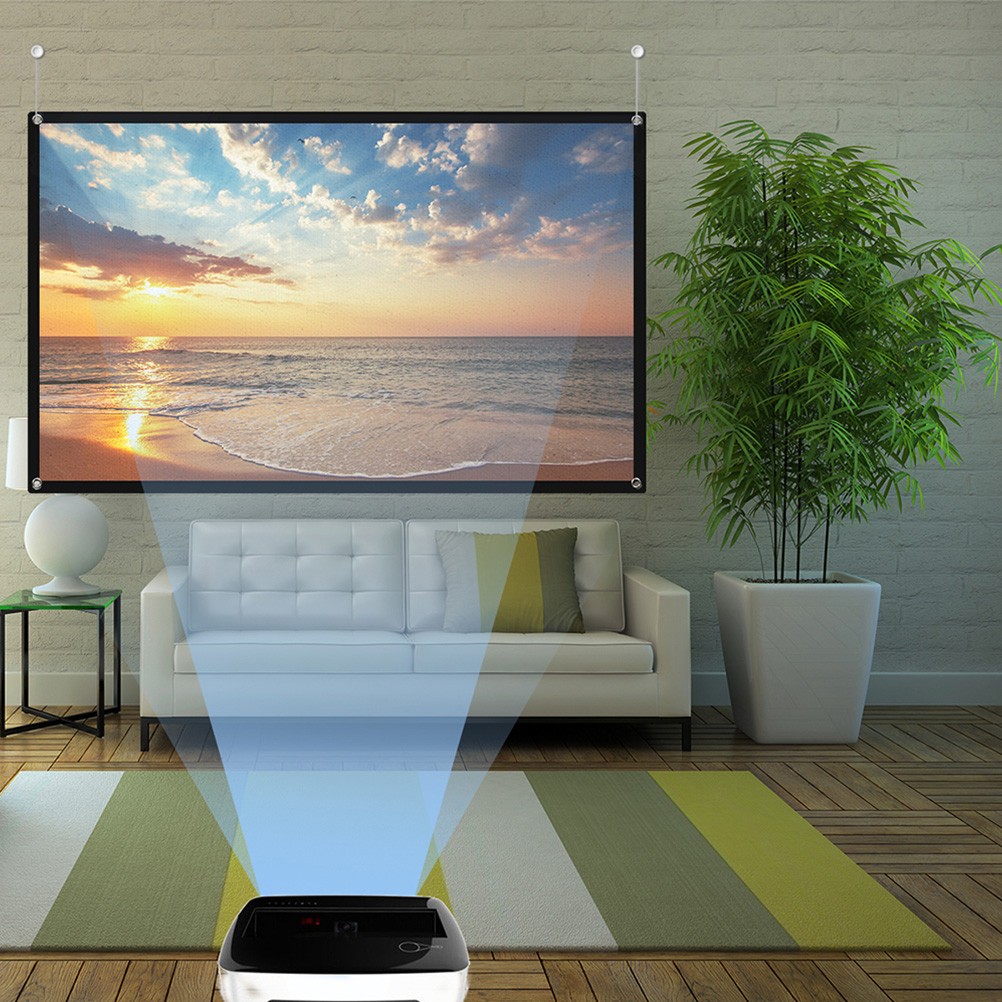 Roll up Projector Screen Portable Folding Outdoor Screens Foldable