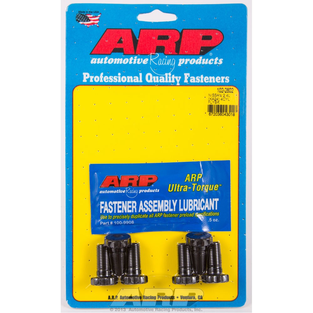 ARP Flywheel Bolt 102-2802; M12x1.25 x 1.000 in. 12pt Chromoly for Nissan KA24