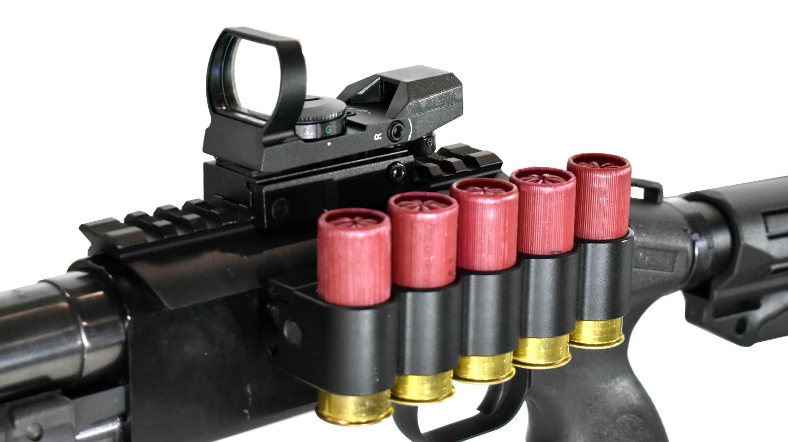 Reflex Sight Saddle Mount & Shell Holder Combo for Mossberg Maverick 88 12 Gauge