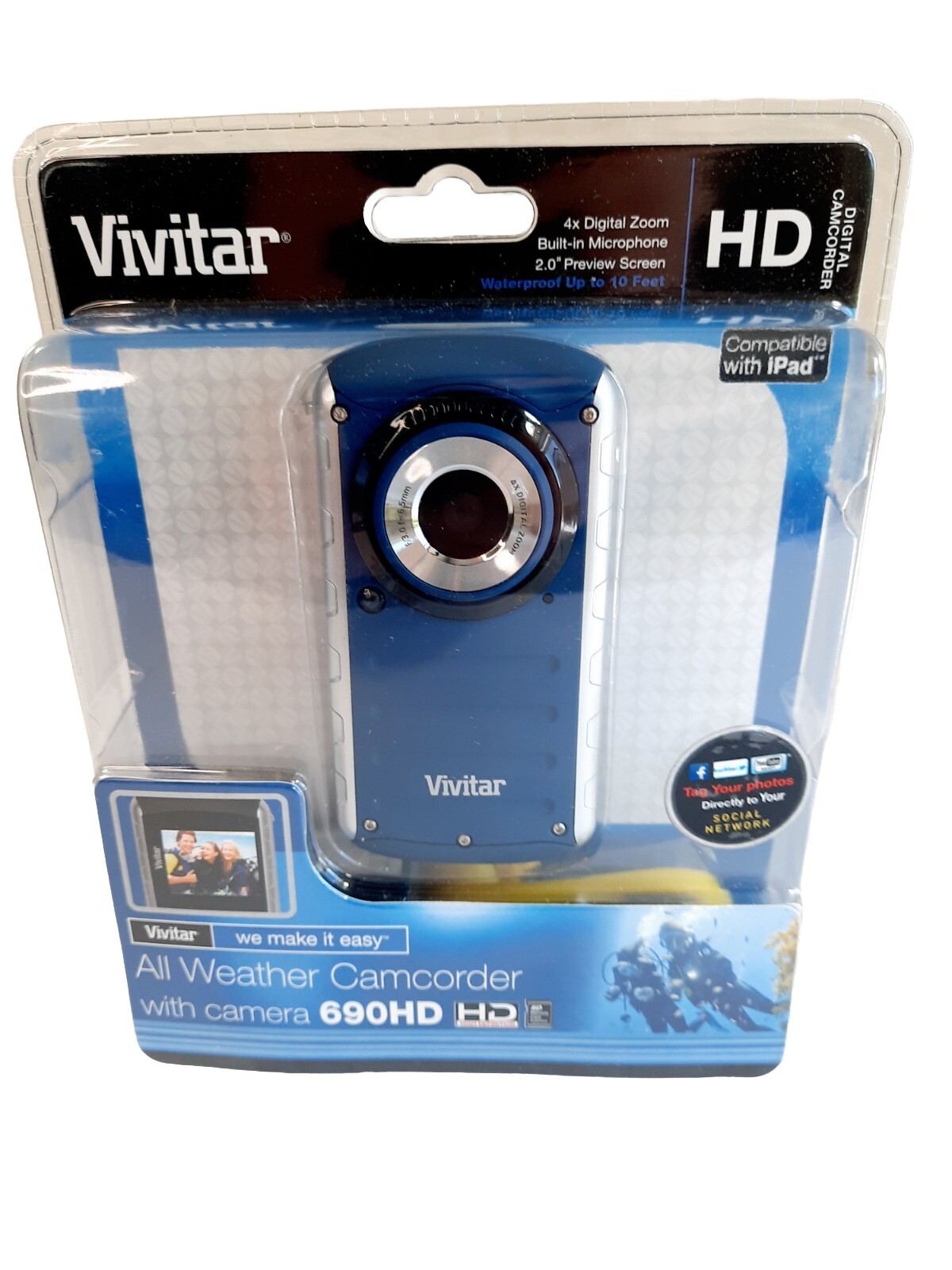 Vivitar HD All Weather Camcorder 690HD
