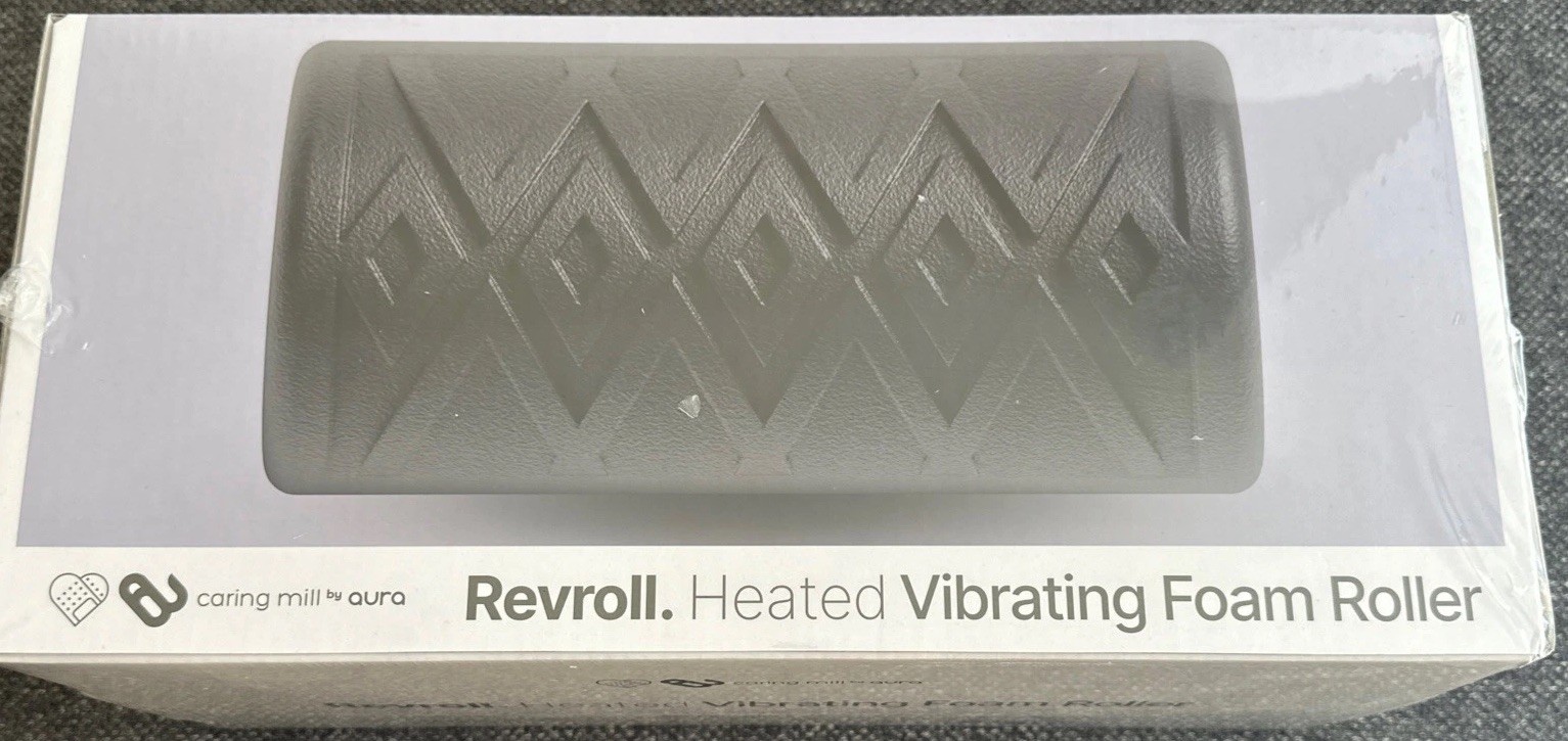 Aura (Revroll/MG40) Heated Vibrating Foam Roller – New In Box