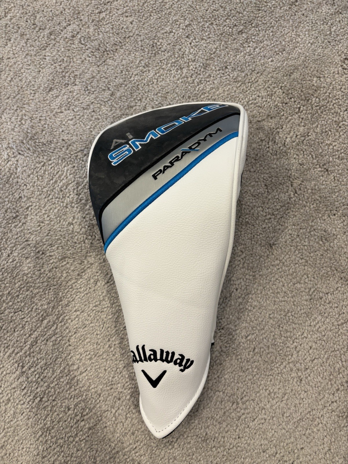 Callaway Golf Paradym Ai Smoke Hybrid Club Head Cover Blue White