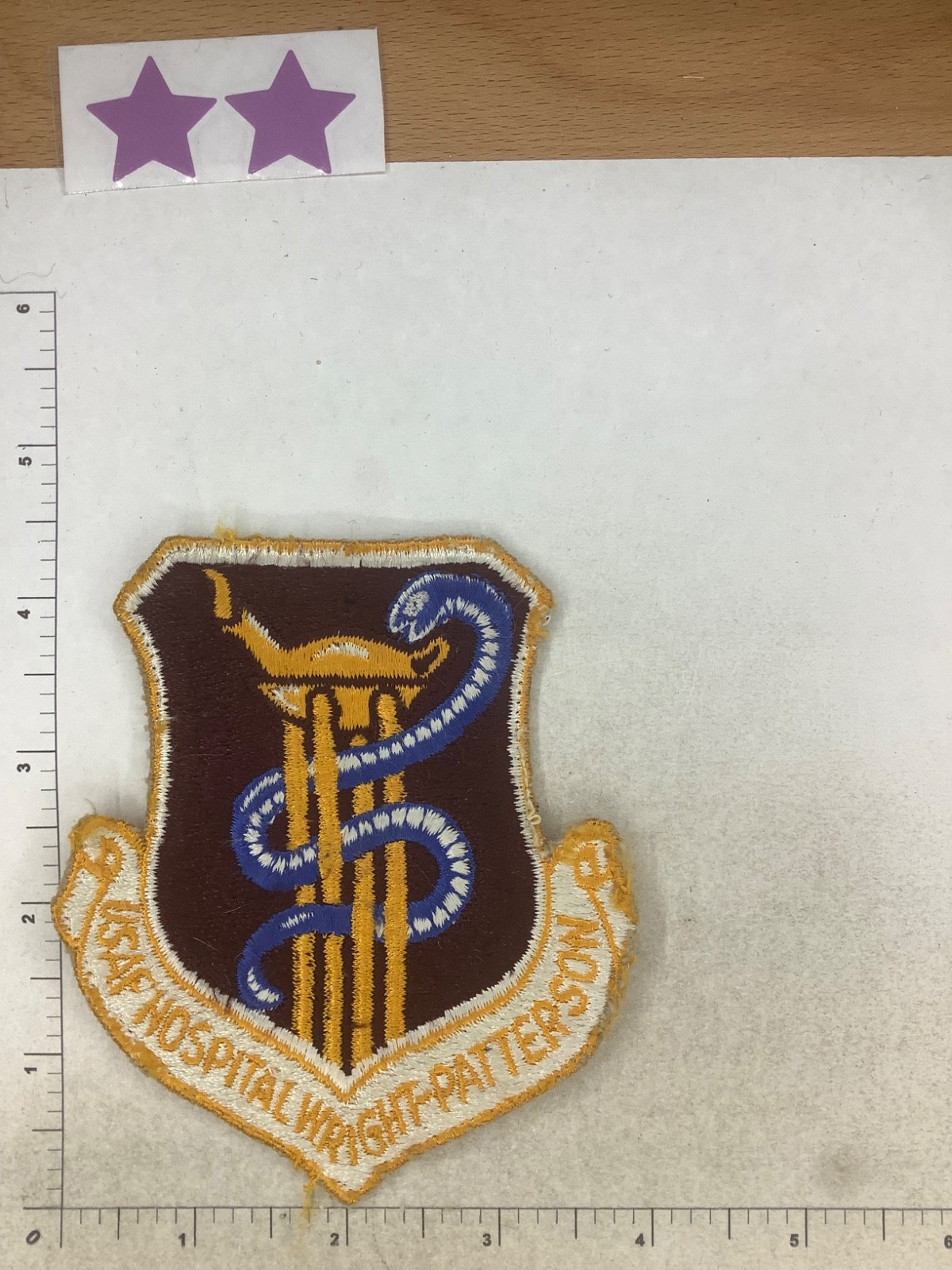 USAF HOSPITAL WRIGHT-PATTERSON SQUADRON PATCH