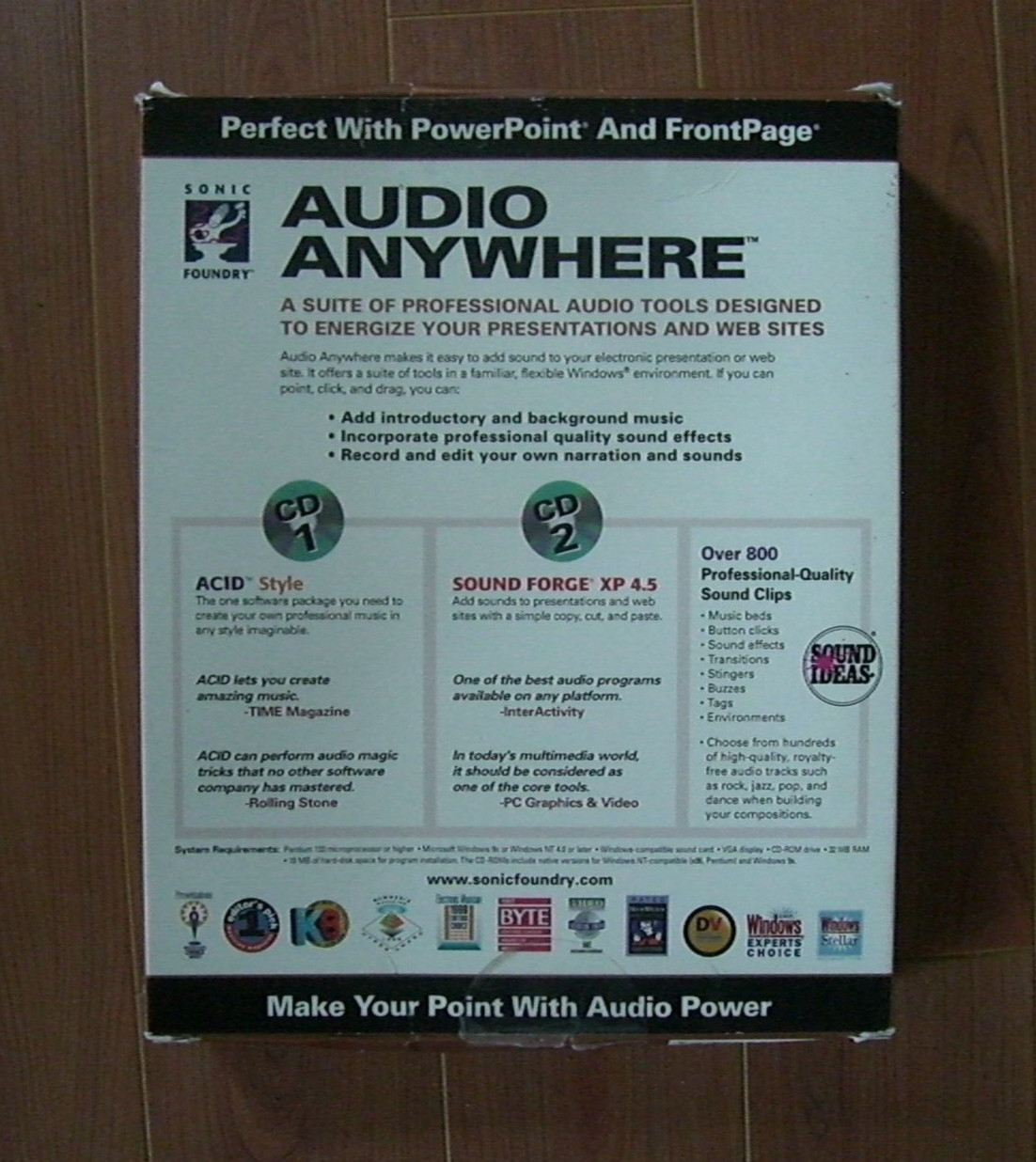 Sonic Foundry Audio Anywhere