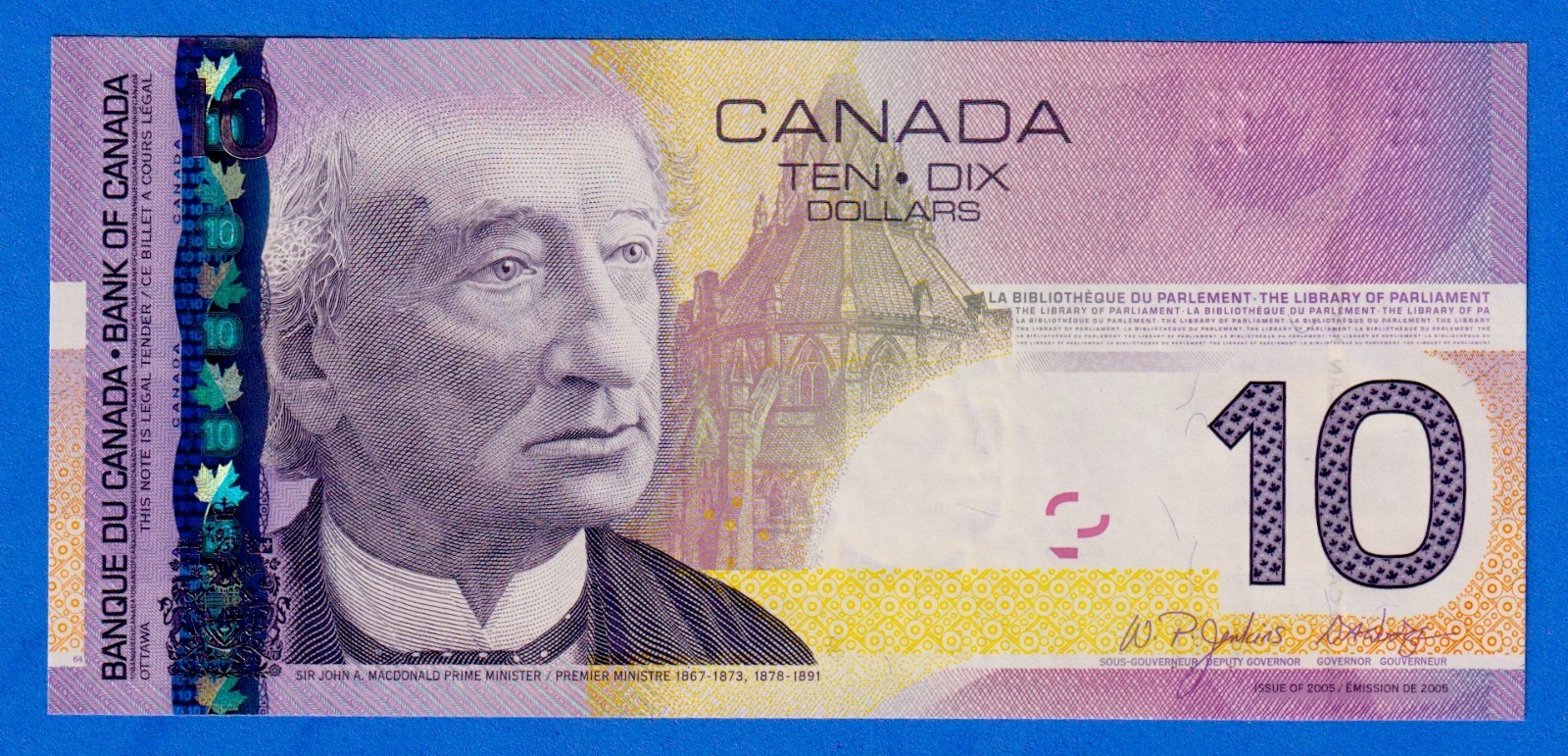 Canada $10 2005 - BC-68a / P-102Ab UNC Note - BTE1387518