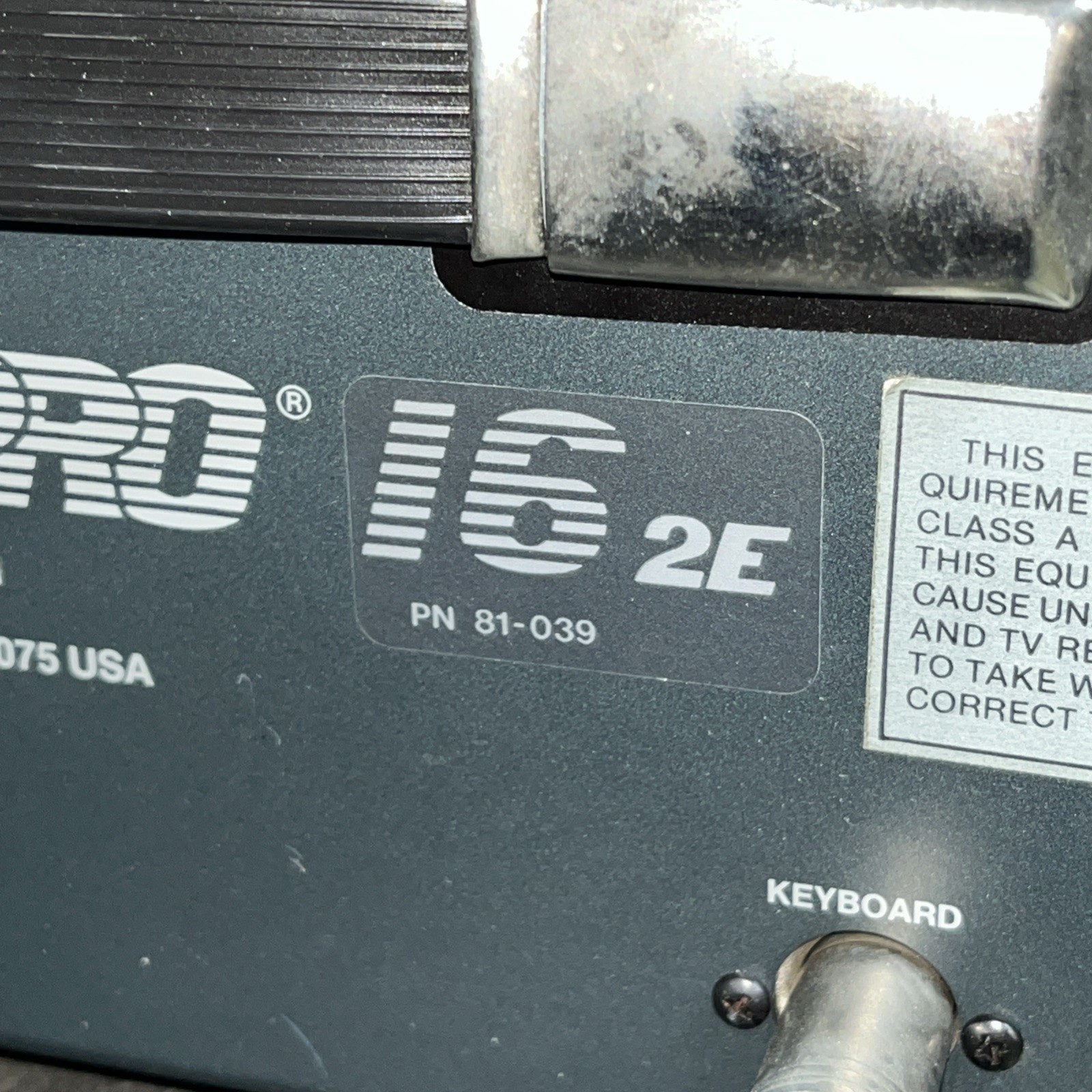 VINTAGE KAYPRO 16 2E Kaypro 16 /2e RAM LUGGABLE PC COMPUTER
