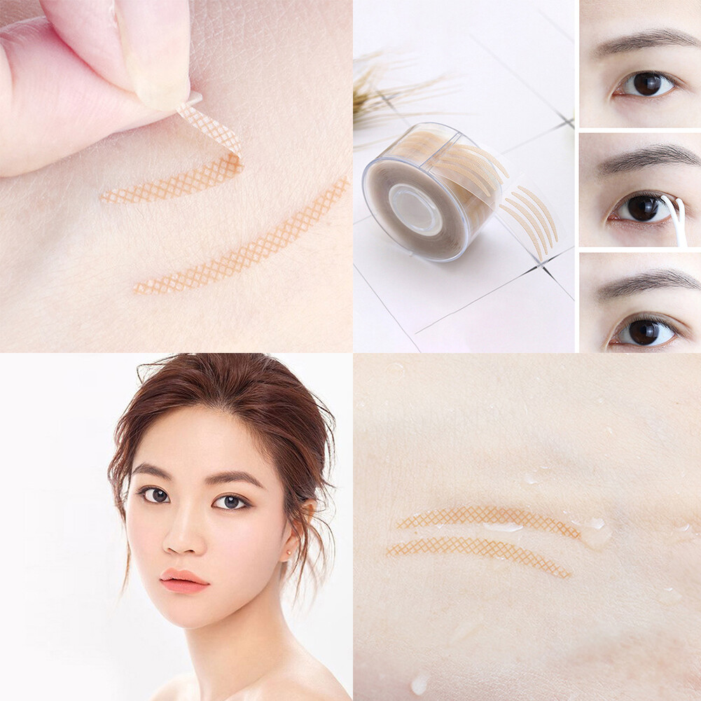 US 1200 Pairs Clear Double Eyelid Sticker Tape Narrow Transparent Natural