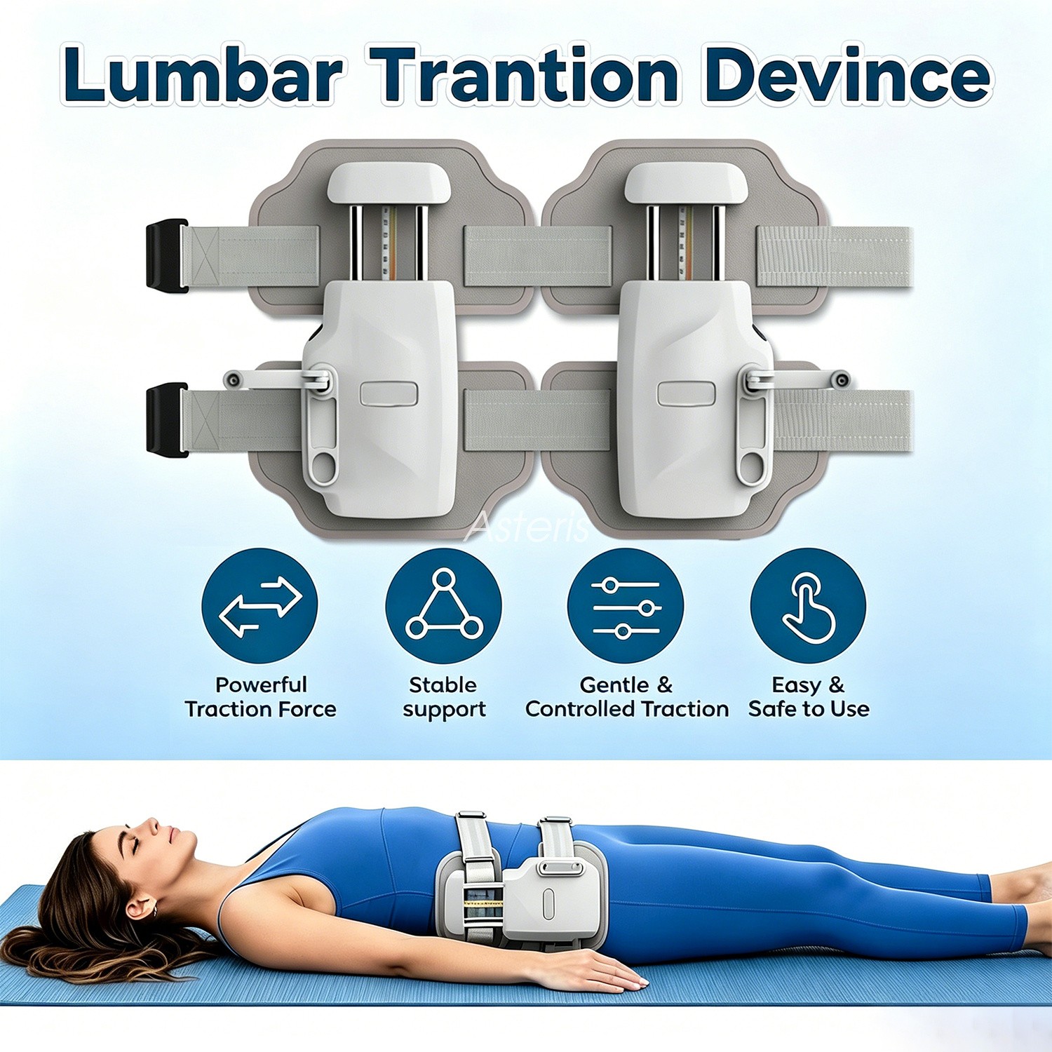 Lumbar Traction Device,Spinal Decompression Devices，lumbar decompression belt
