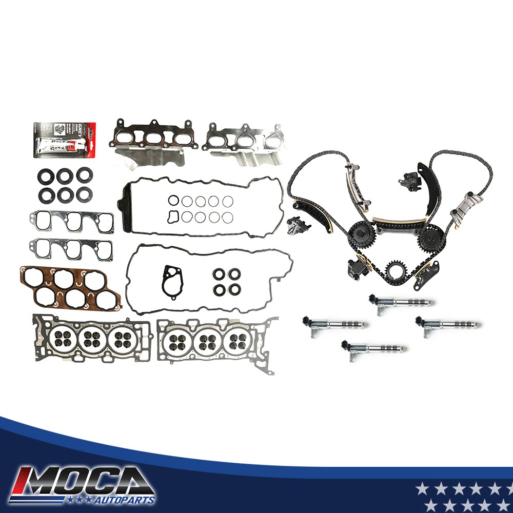 Timing Chain Kit Head Gasket Set for 04-06 Buick Rendezvous Cadillac CTS 3.6L