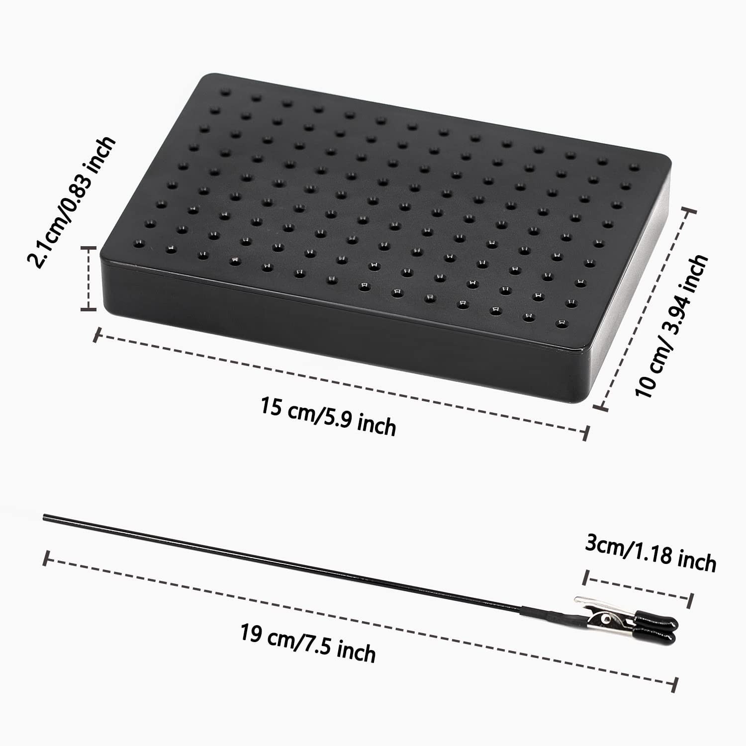 Yocoolfun Model Painting Stand Base Holder and 12PCS Bendable 1 Piece