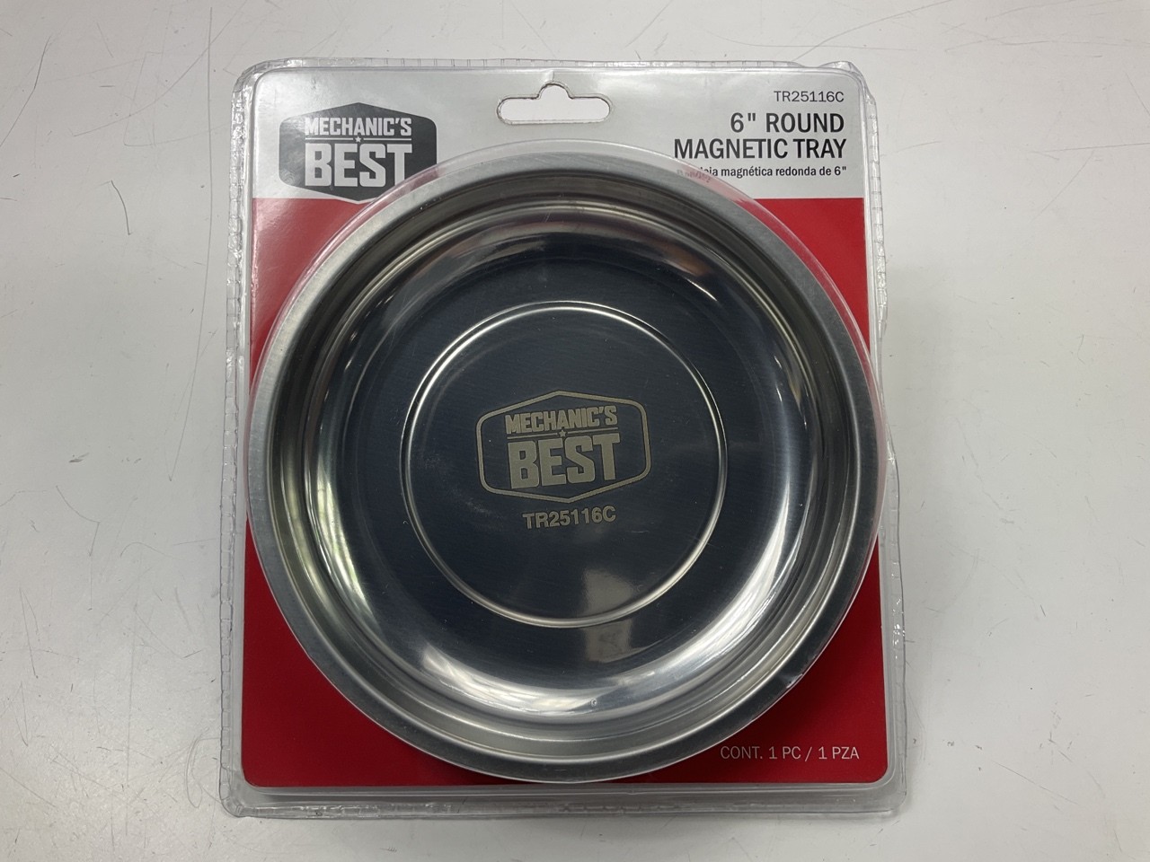 Mechanics Best TR25116C 6" Round Magnetic Tray