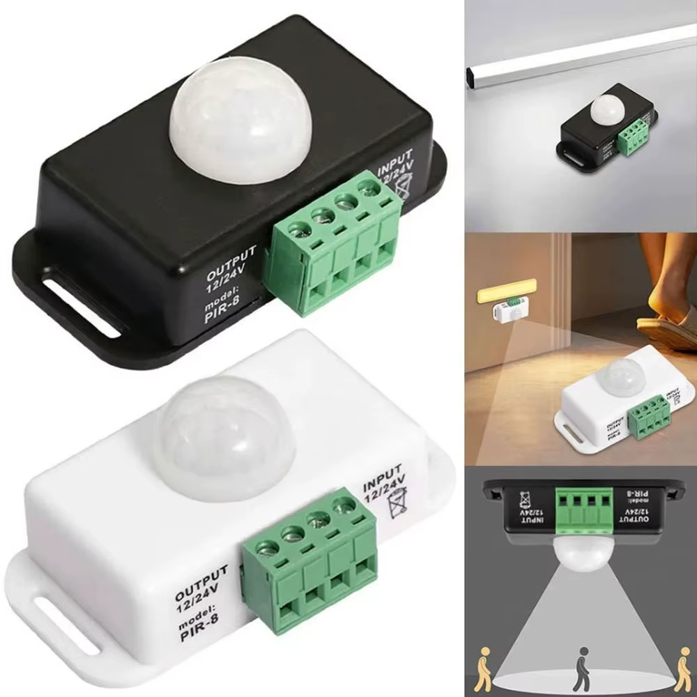 12V-24V Automatic Infrared PIR Motion Sensor Detector Switch for LED Strip Light