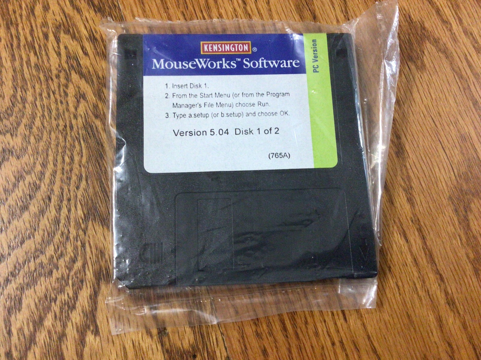 Kensington Mouse Works Software Instal Diskette 765A New In Package 2 Disks