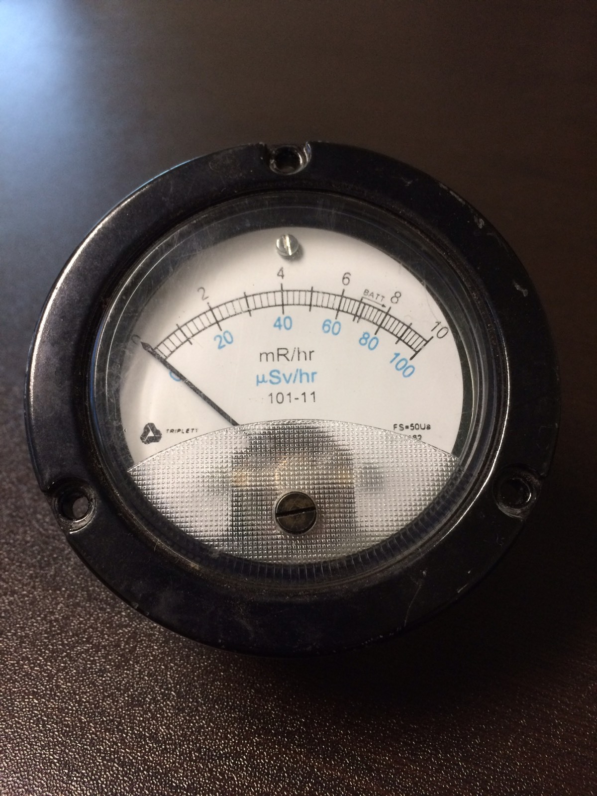 Survey Meter Face Meter Movement