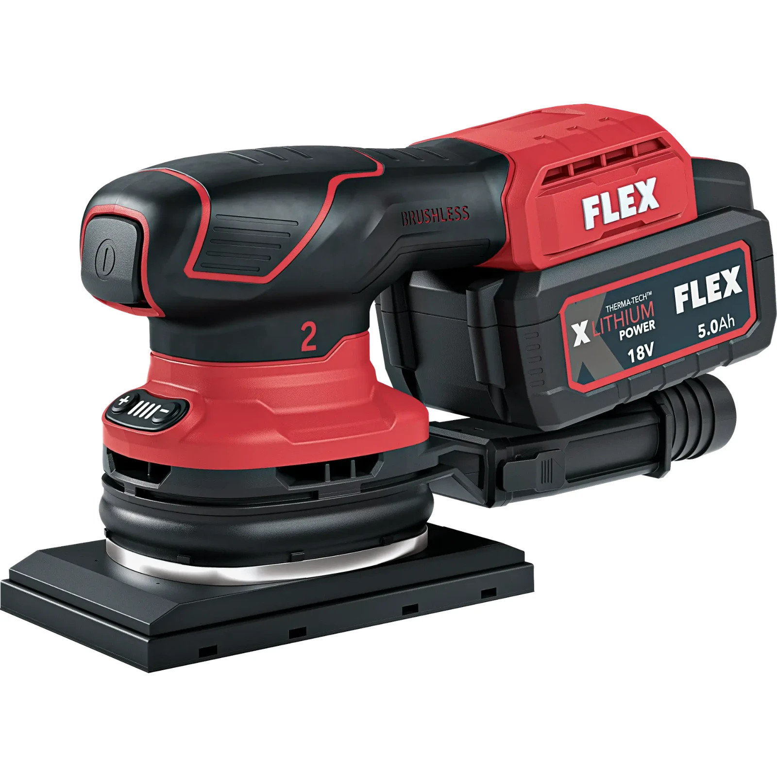 FLEX 1/3 Sheet Cordless Orbital Sander OSE 2-80 18 V Speed Control 532084