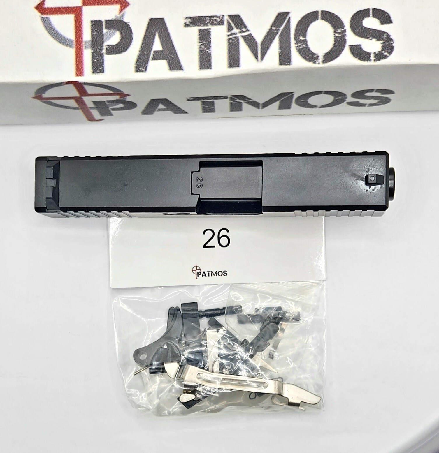 PATMOS Arms Judah G26 Slide - Barrel - SPK - LPK fits Glock 26 Gen 3