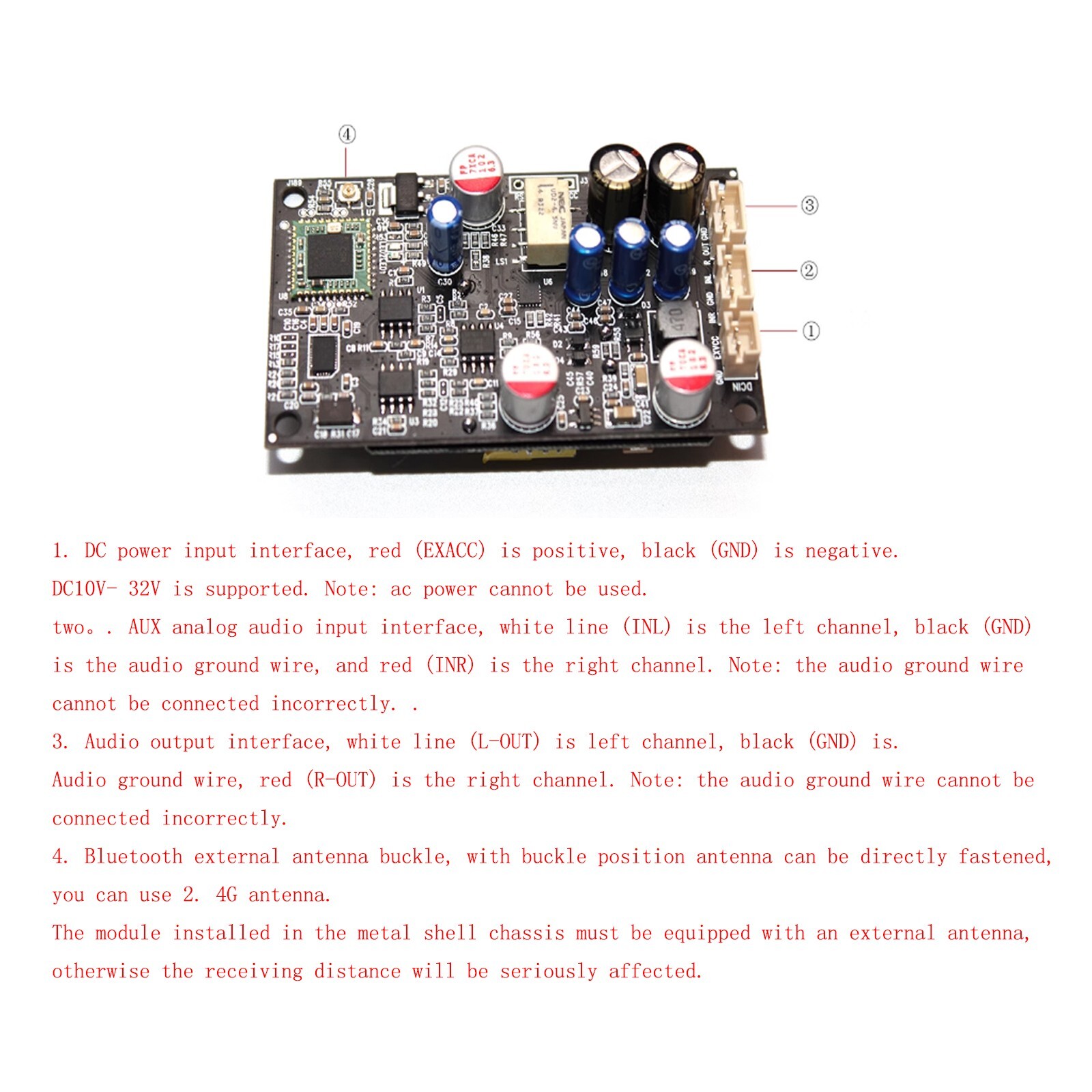 Vehicle ESS9038+QCC5125 Bluetooth 5.1 Decoder Board Supports LDAC