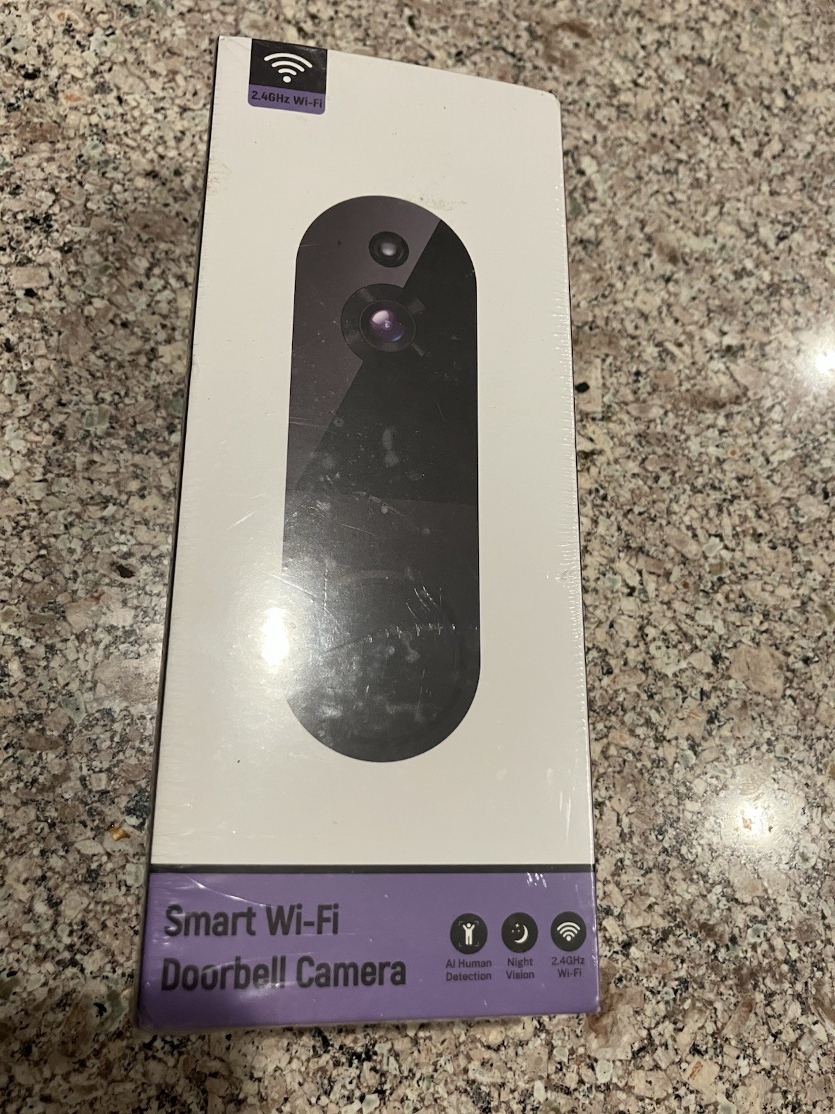 Shenzhen Puge Electronics Wireless Smart 2.4 GHz Wi-Fi Doorbell Camera T50 Linen