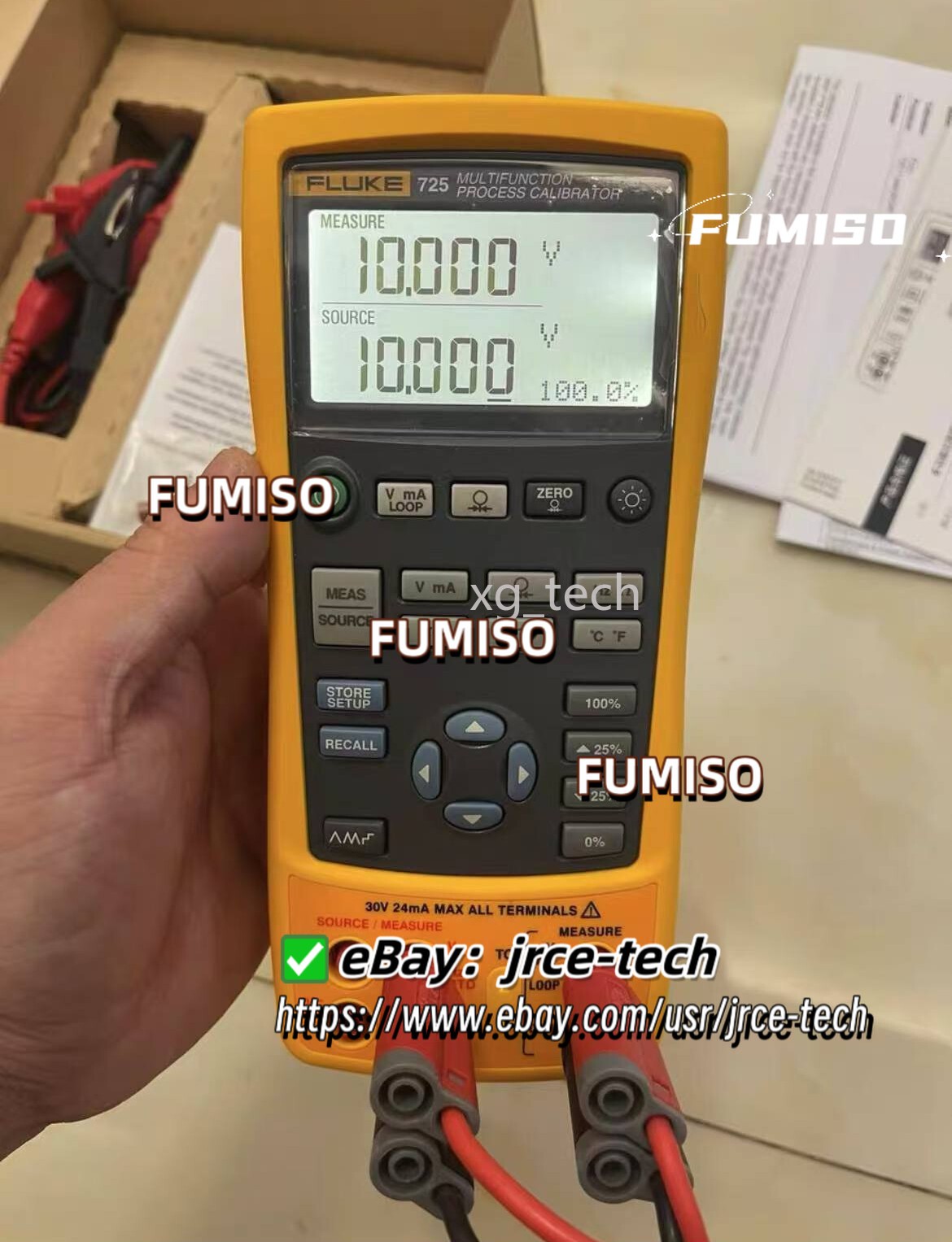 1 PC Fluke 725 Multifunction Process Calibrator/UPS or DHL/99NEW/jrc