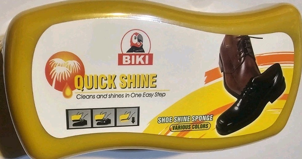 Professional Shine Sponge, Black/Brown/Neutral, One Sponges