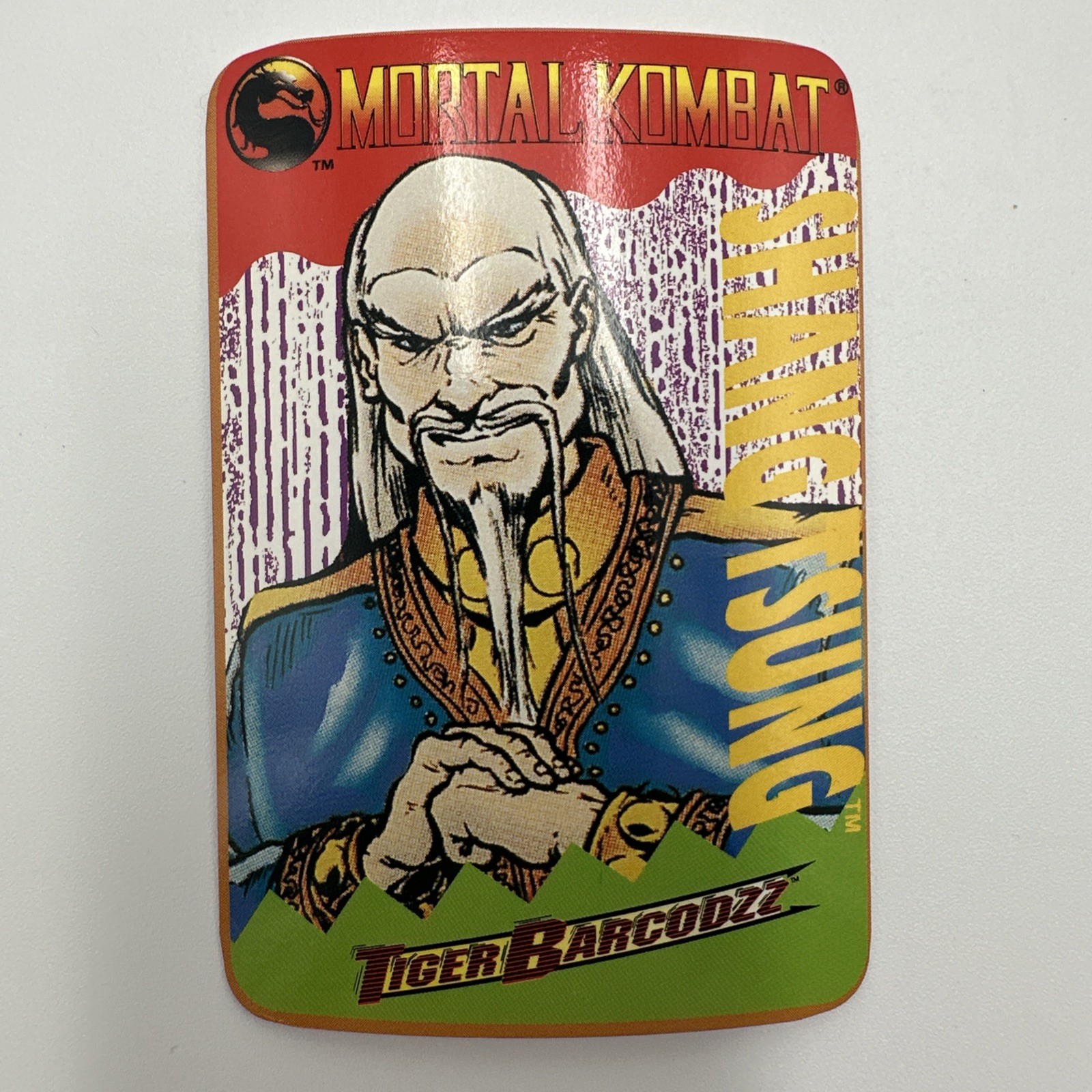 Mortal Kombat Tiger Barcodzz Card Lot Of 20 Sub Zero Scorpion Rayden Free Ship