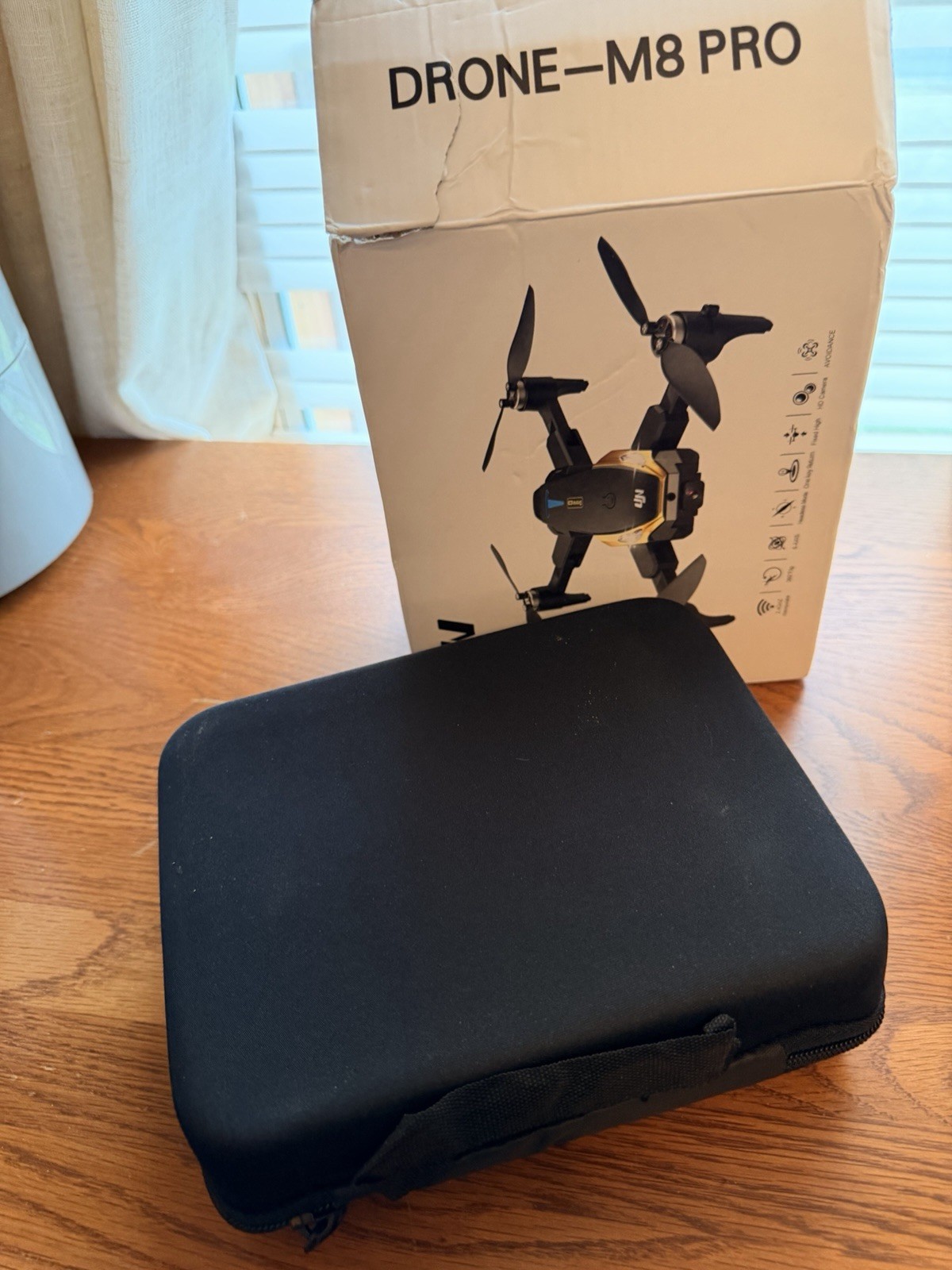 DRONE-M8 PRO Foldable Quadcopter HD Camera 6-Axis Wi-Fi Carrying Case