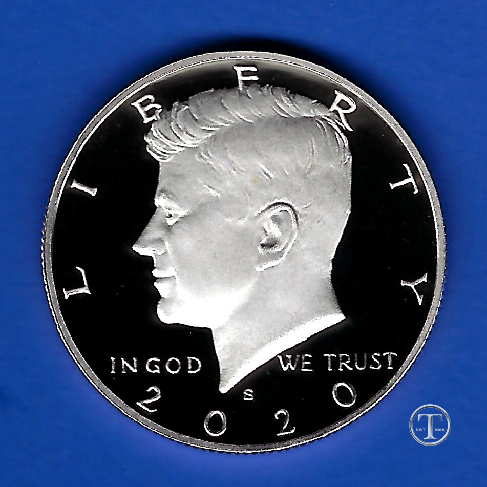 2020 S Clad Proof Kennedy Half Dollar -GEM PROOF-IN STOCK