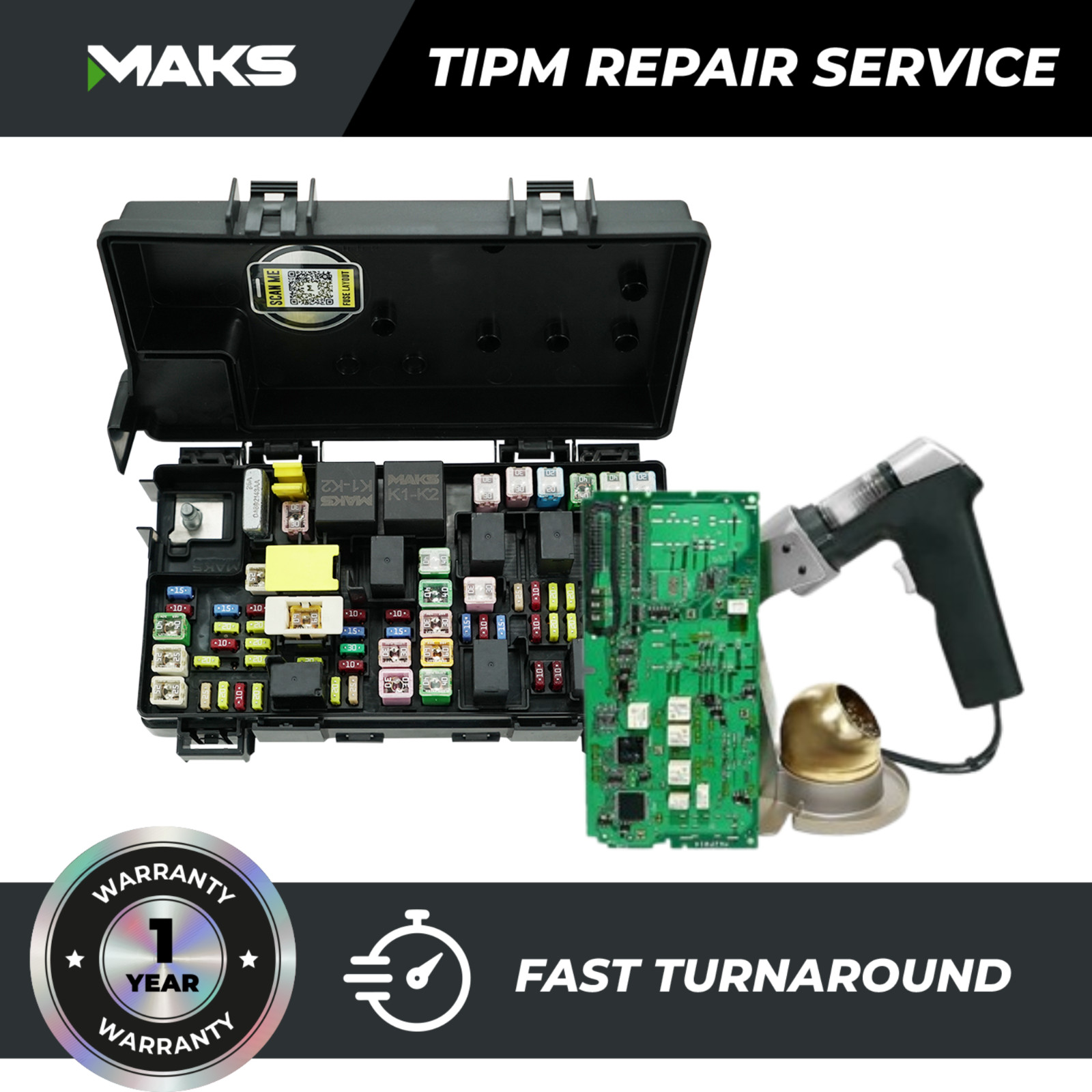 2012 RAM 2500 3500 Diesel TIPM Fuse and Relay Box Repair Service 68089322