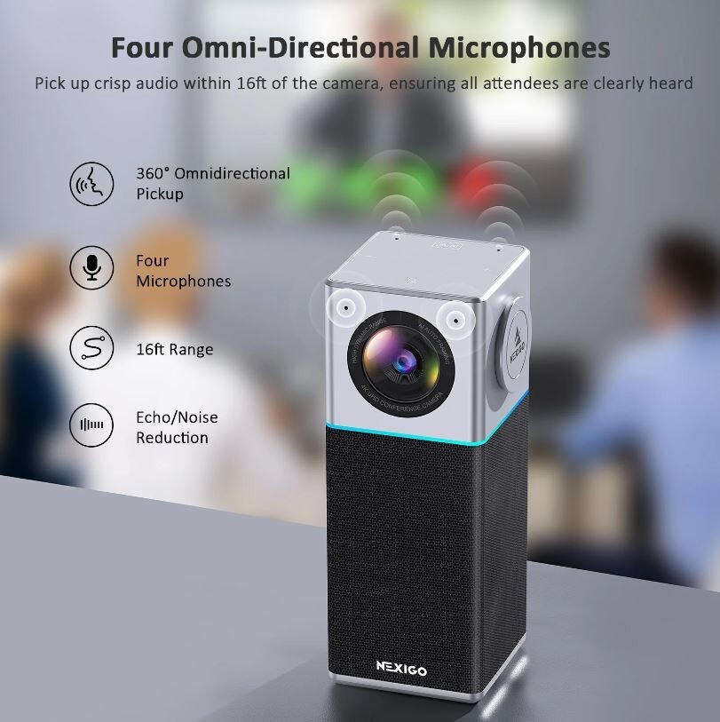NexiGo Portable Mini Meeting Camera N3000