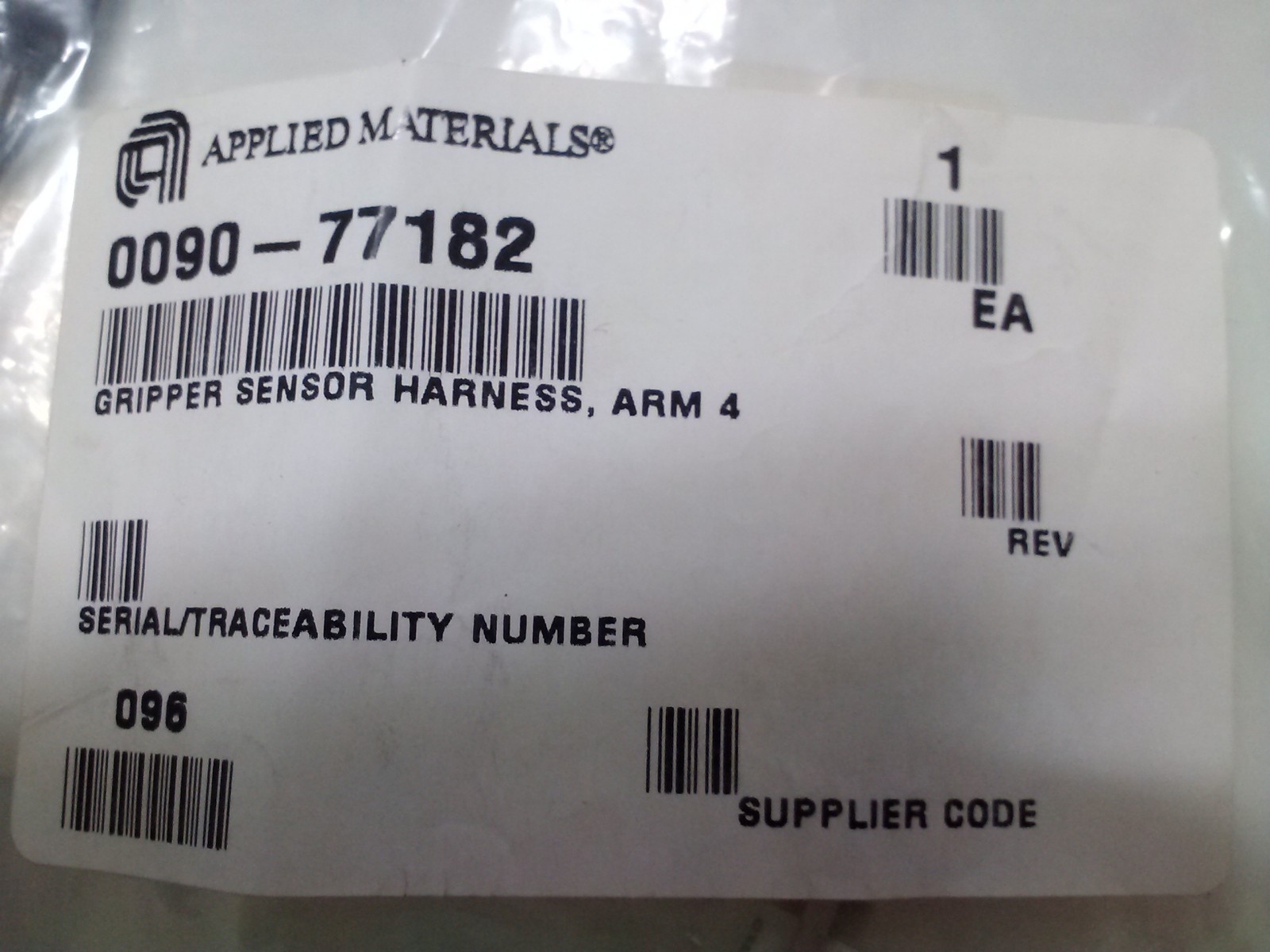 AMAT 0090-77182 5 GRIPPER SENSOR HARNESS, ARM 4, NEW