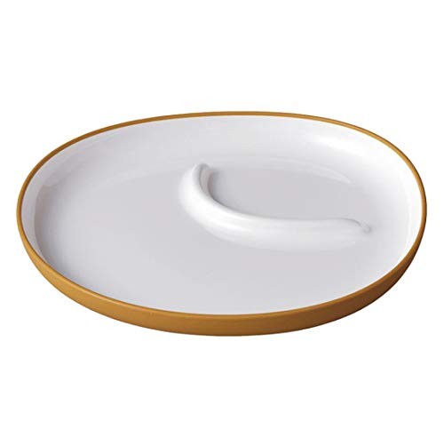KINTO 26378 BONBO Plate  9.4 x 8.7 inches (240 x 220 mm)  Yellow  Kids