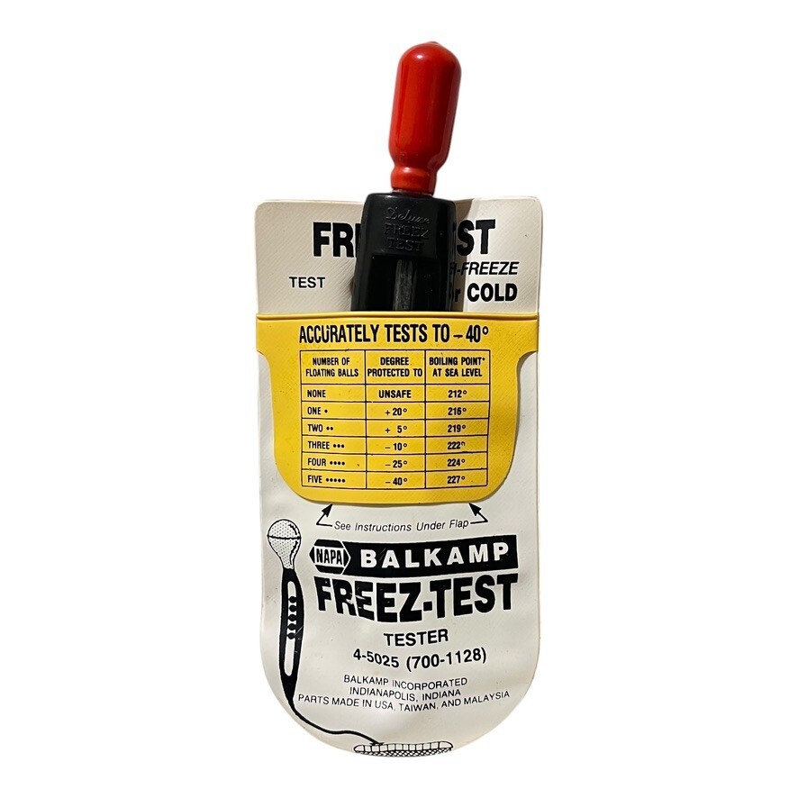 Napa Balkamp Freez-Check Test Anti-Freeze Hot Cold Check Pocket Protector 4-5025
