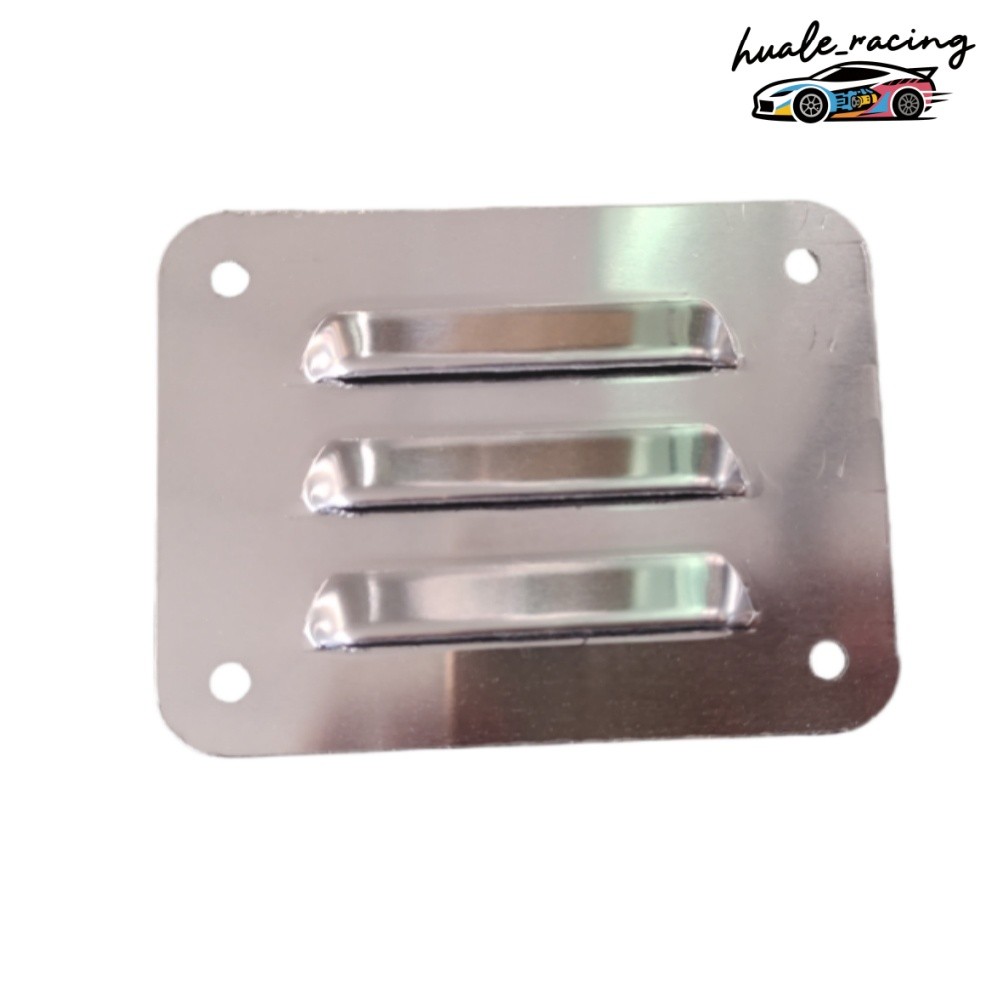 4"x3" rectangular Stamped louver air vent/dent vent For Boat Caravan Aluminum