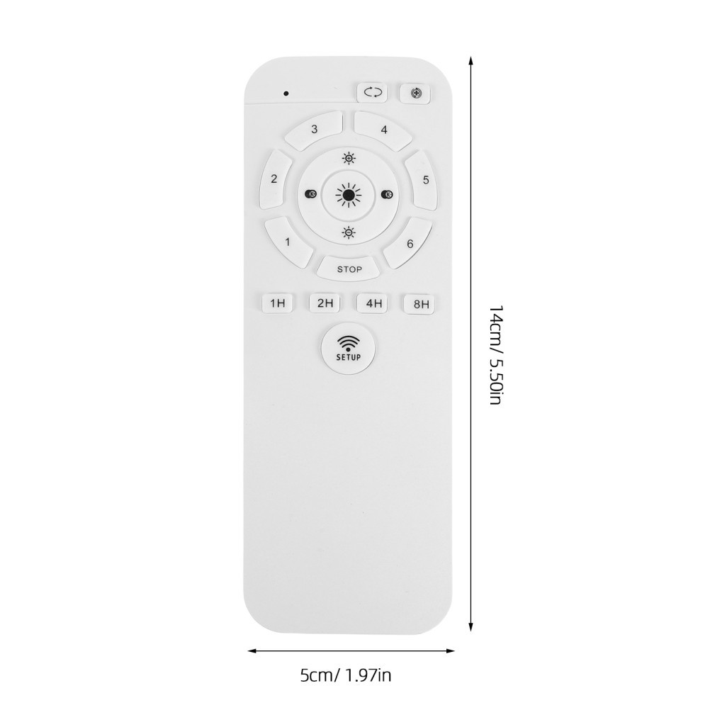 Universal Remote for Ceiling Fan - 6-Speed & 1/2/4/8 Hours Timer