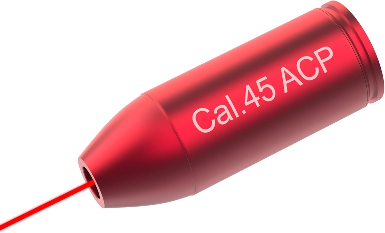 Cal .45 ACP Red Laser Bore Sight w/ 6 Batteries