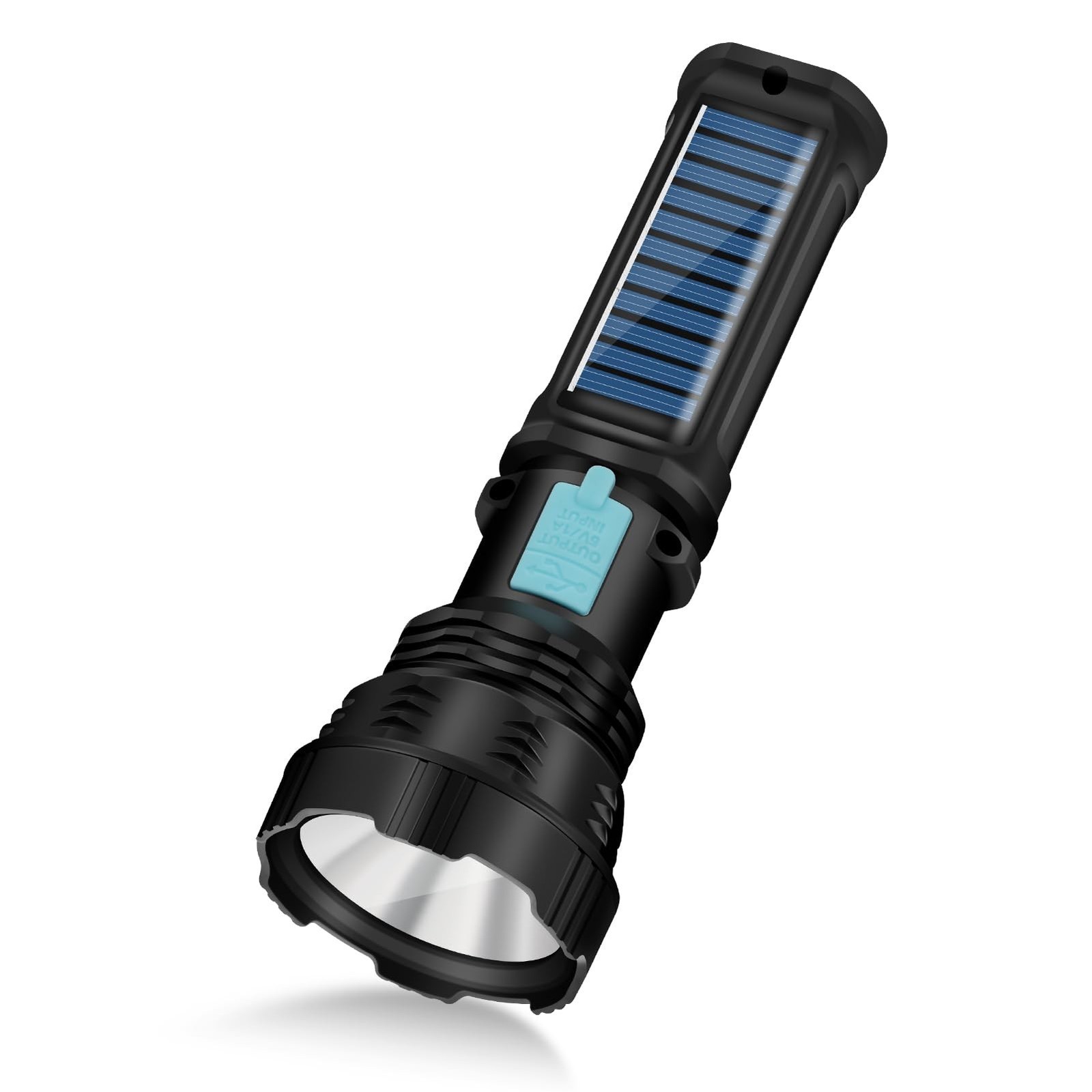 VOETIR Led Solar Flashlight, 1500 Lumens Led Solar Handheld Flashlights with ...