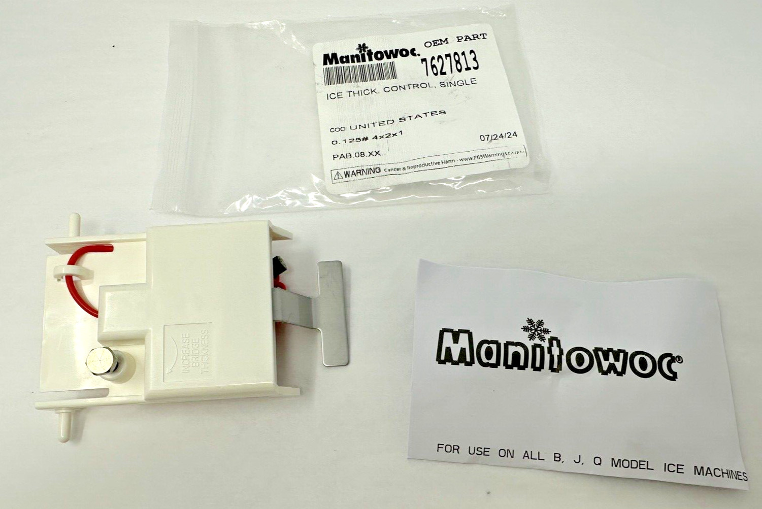 NEW Genuine OEM Manitowoc Ice Thickness Probe Control 7627813, 76-2781-3
