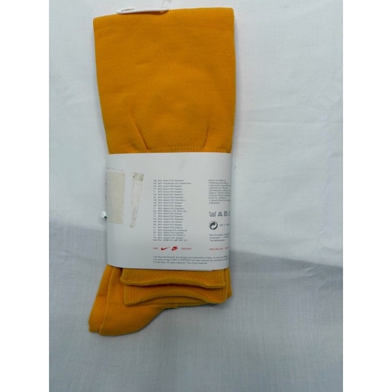 NEW Nike Arsenal Gold Football Socks Knee-High Logo Adult Size 8.5-12.5 Soccer