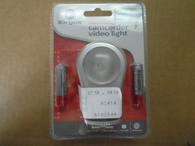 1 EA NEW TARGUS TG-VLK VIDEO LIGHT KIT  -NEW IN BOX
