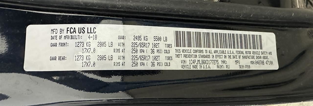 Driver Front Spindle/Knuckle Fits 19-23 CHEROKEE 2860342