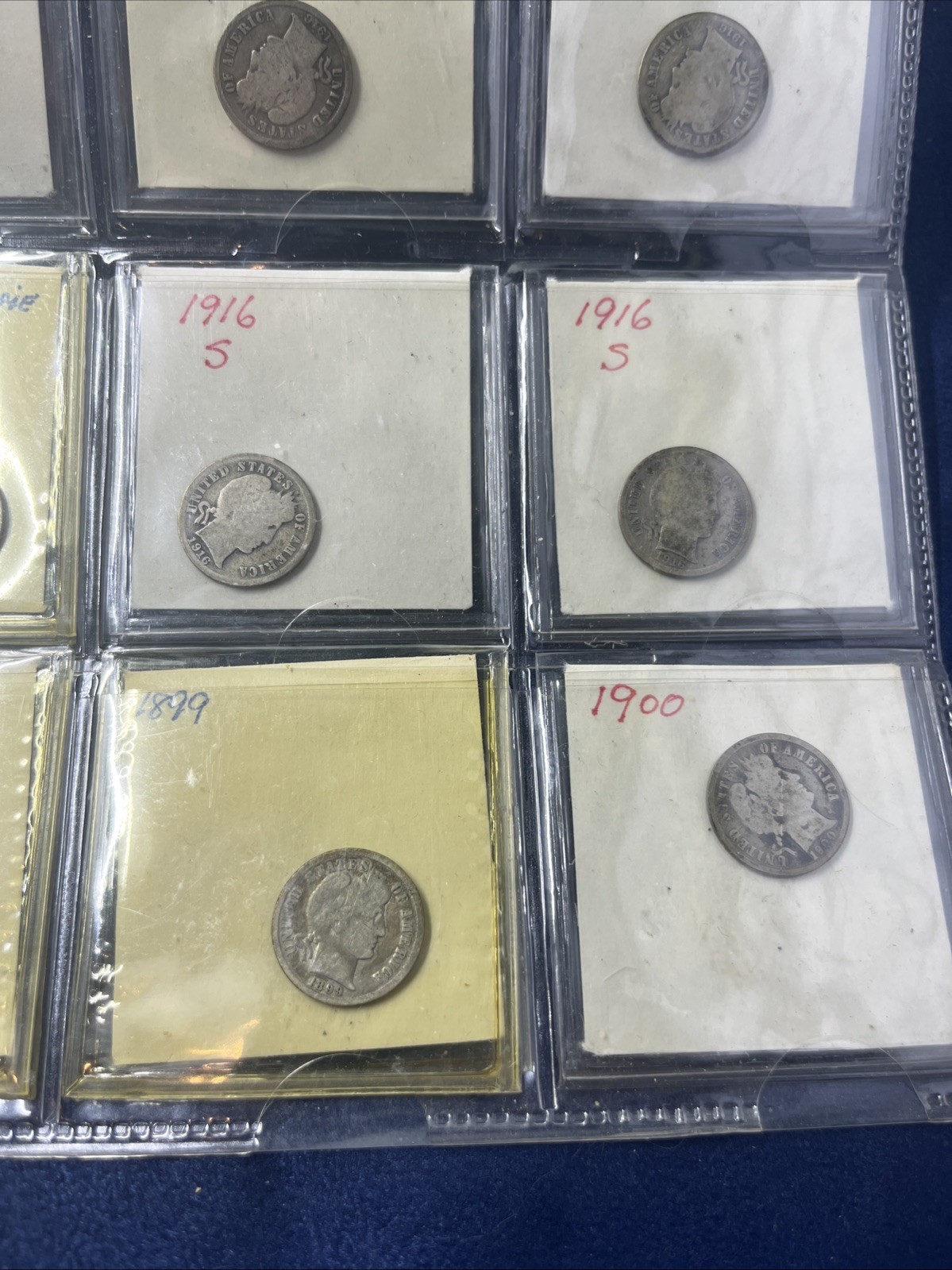 20 Barber Dimes - Lot F 110
