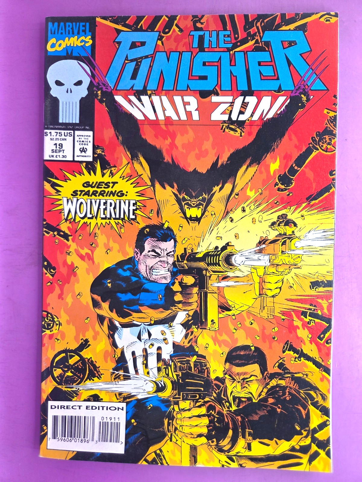 PUNISHER  WAR ZONE  #19   FINE   1993  B&B   COMBINE SHIPPING