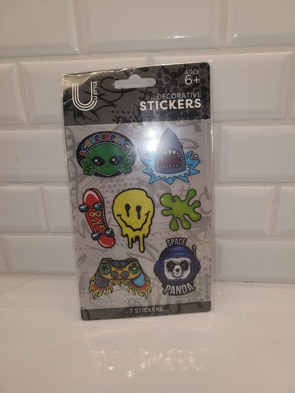 UStyle Space Punk Sticker Pack - Multicolor