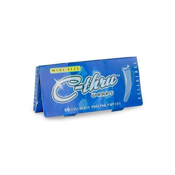 C-Thru Rolling Papers Mini Size 1 1/4 (1 Booklet + Tracking)