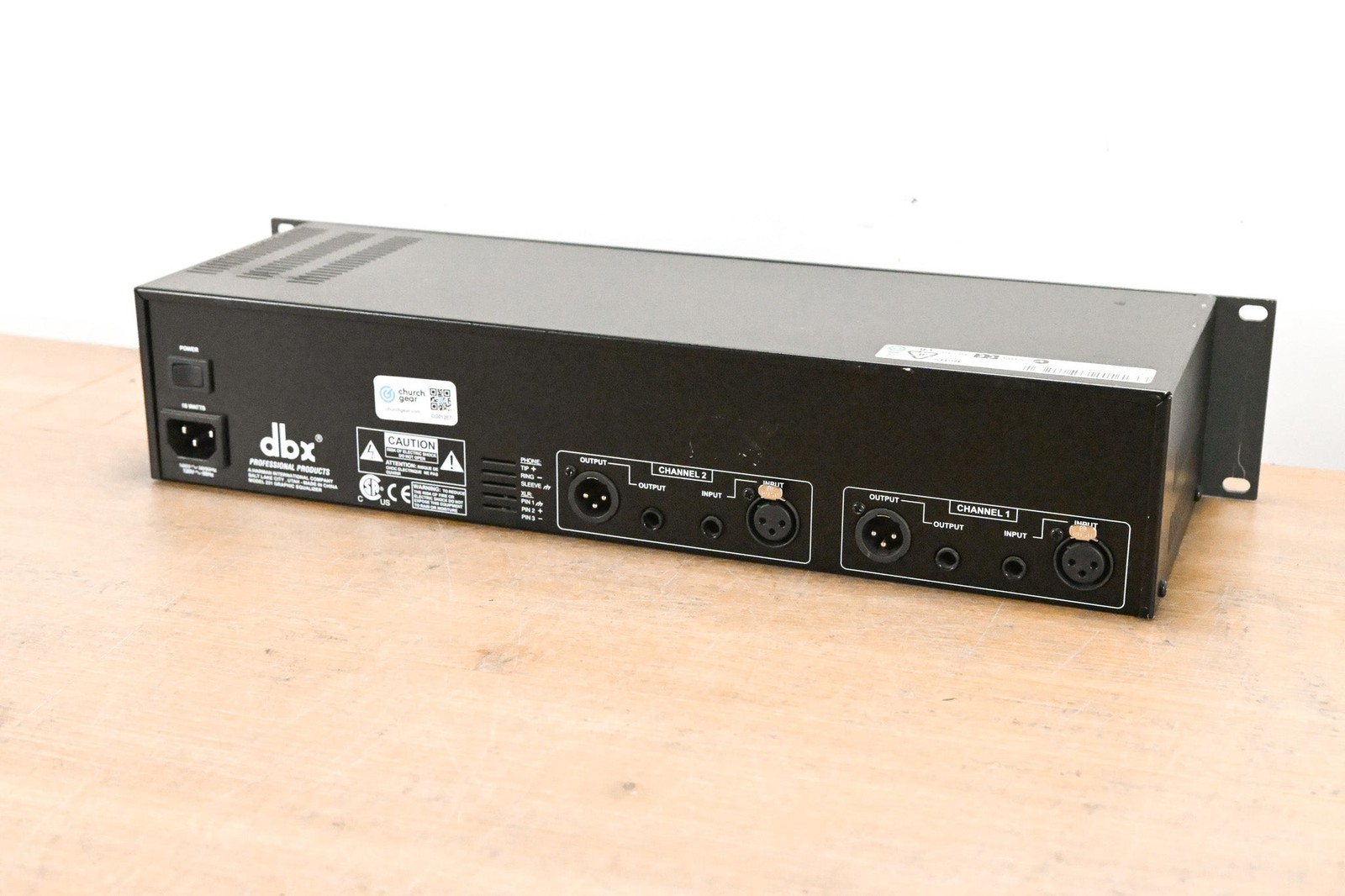 dbx 231 Dual-Channel 31-Band Graphic Equalizer CG012E7