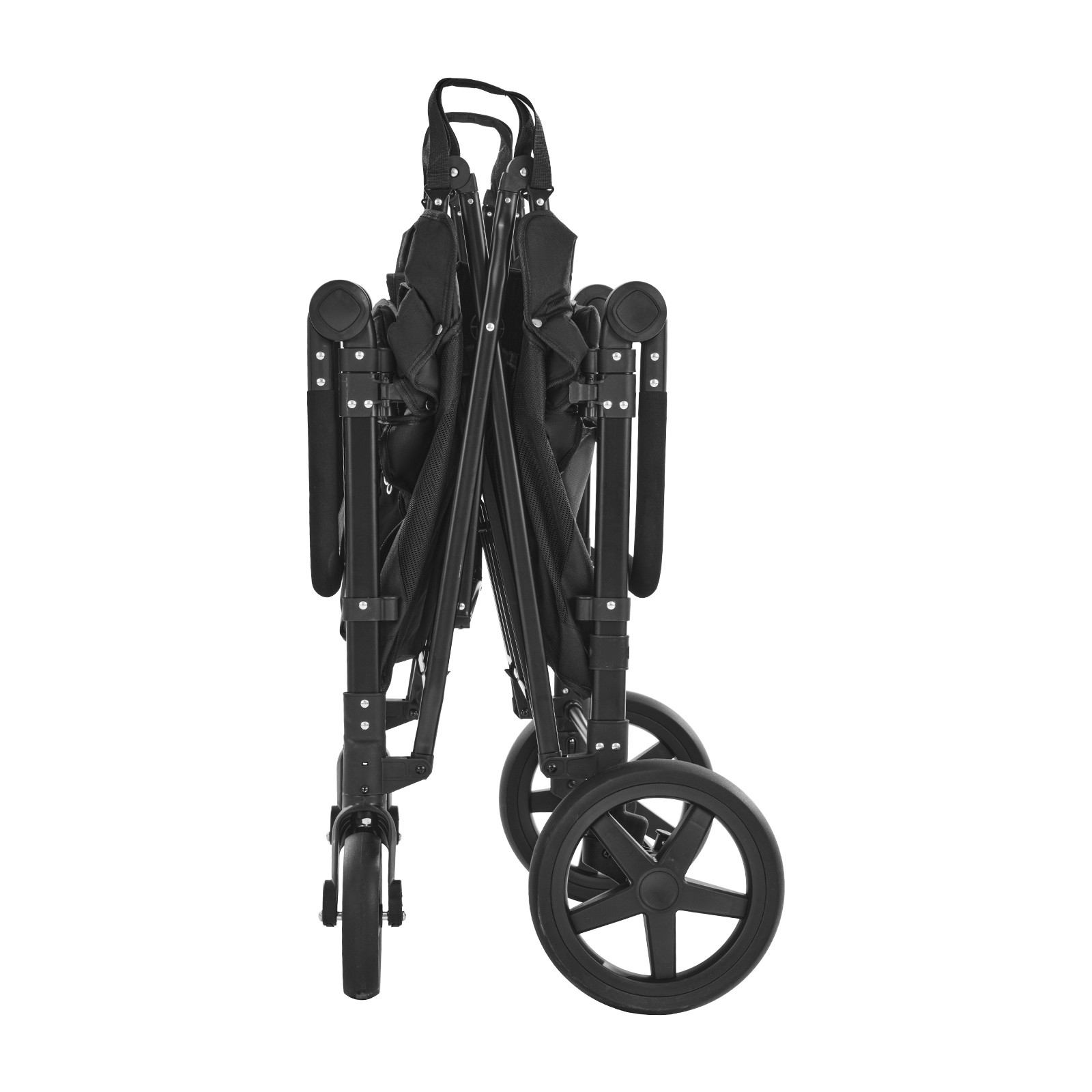Wagon Stroller 4 seater Push Pull Quad Collapsible Stroller 330LBS with Canopy
